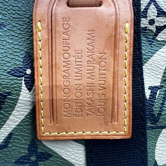 Louis Vuitton Takashi Murakami Camouflage Speedy 35 Keepall SELLING SUNSET SHOW - Picture 3 of 16